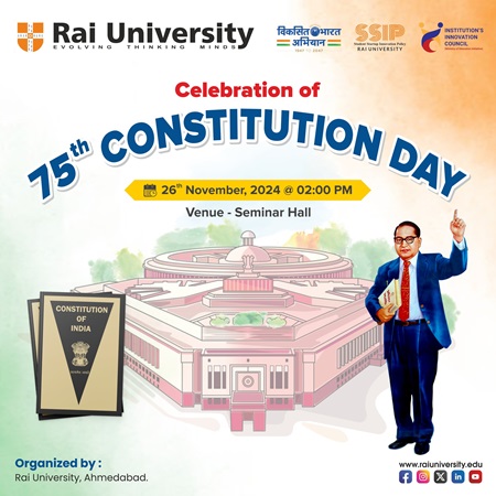 Celebration on 75<sup>th</sup> Constitution Day on 26<sup>th</sup> Nov, 2024