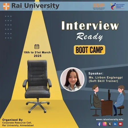 Interview Ready BOOT CAMP on 19 - 21<sup>st</sup> March, 2025