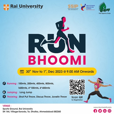 Run Bhoomi on 30<sup>th</sup> Nov to 1<sup>st</sup>, Dec 2023