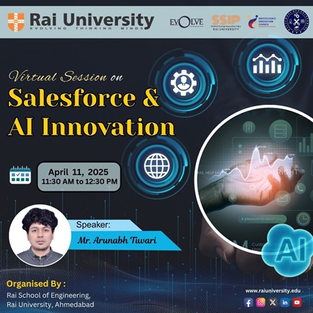Virtual Session on Salesforce & Al Innovation on 11<sup>th</sup> April, 2025
