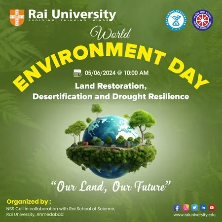 World Environment Day - Land Restoration, Desertification and Drought Resilience on 05<sup>th</sup> June, 2024