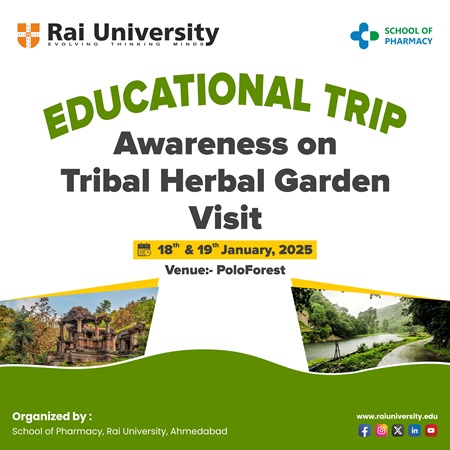 Educational Trip Awareness on Tribal Herbal Garden Visit on 18<sup>th</sup> - 19<sup>th</sup> Jan, 2025