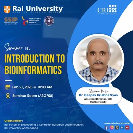 Seminar on INTRODUCTION TO BIOINFORMATICS on 21<sup>st</sup> February, 2025