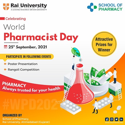 World Pharmacist Day on 25<sup>th </sup> September 2021