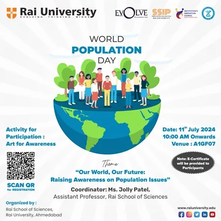 World Population Day on 11<sup>th</sup> July, 2024